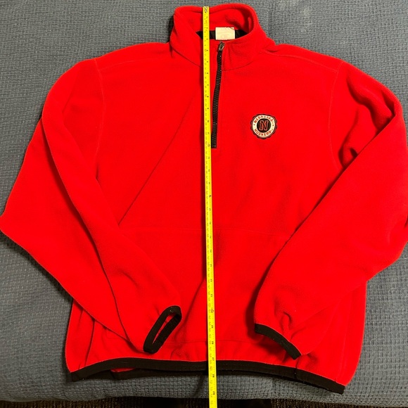 Champion University of Nebraska Sweater Mens L 1/4 Zip Pullover Cornhuskers Red - Picture 5 of 8